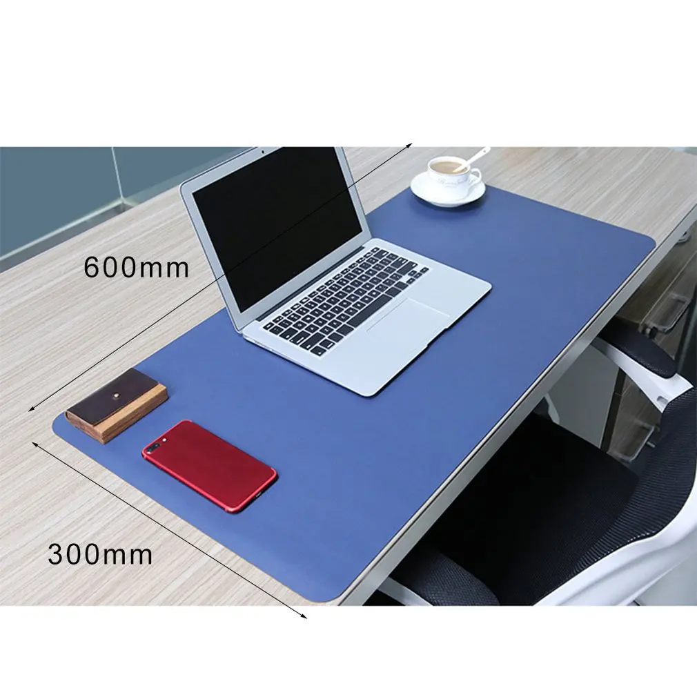 

Keyboard Desk Pad PVC Leather Mouse Pad Business Multi-Function Table Mat Water-Proof Stain-Proof Non-Slip Portable