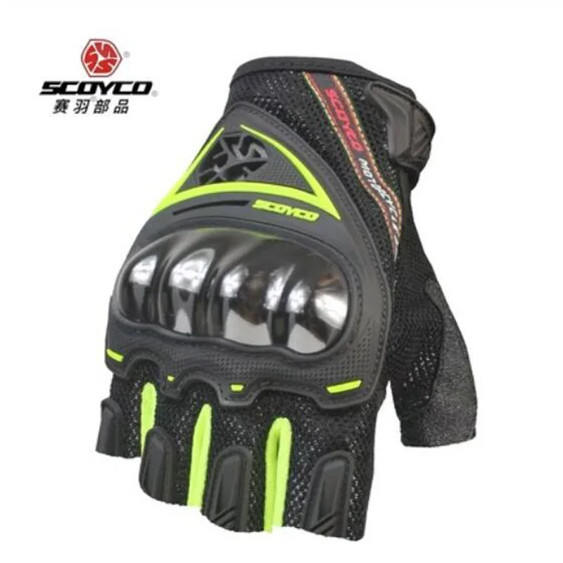 

Men Summer Scoyco Motorcycle gloves protective motorbike racing cross-country riders half-finger glove breathable Anti-wrestling