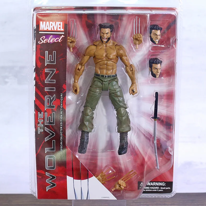 С героями комиксов Марвел Люди Икс Росомаха Логан игрушечных пластиковых экшн