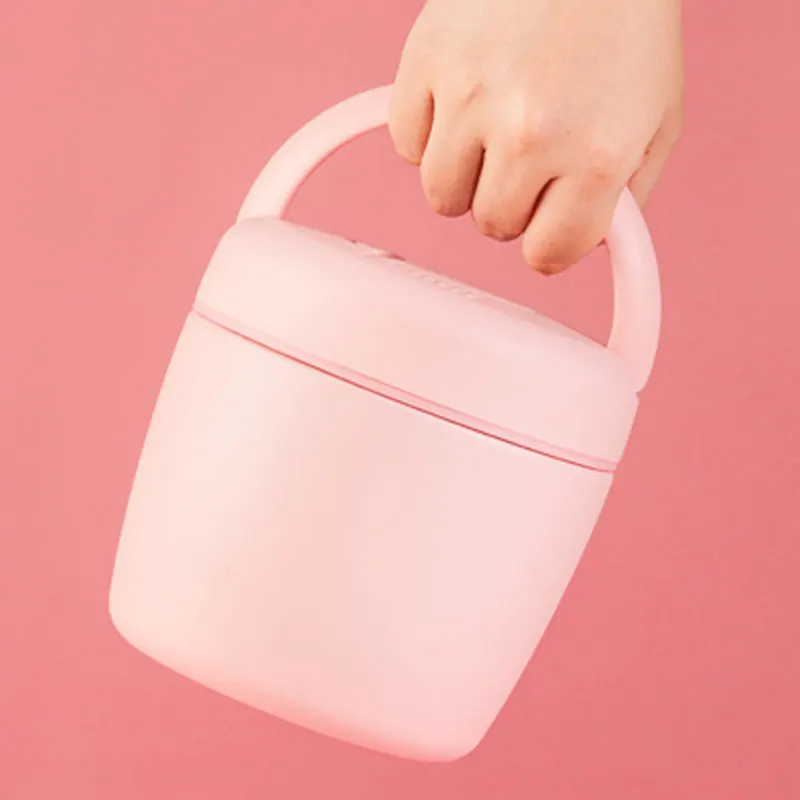 

Pinkah 2 Layers 304 Stainless Steel Vacuum Insulation Lunch Jar 970ml Food Container Pail Insulated Thermal Dinnerware Lunch Box