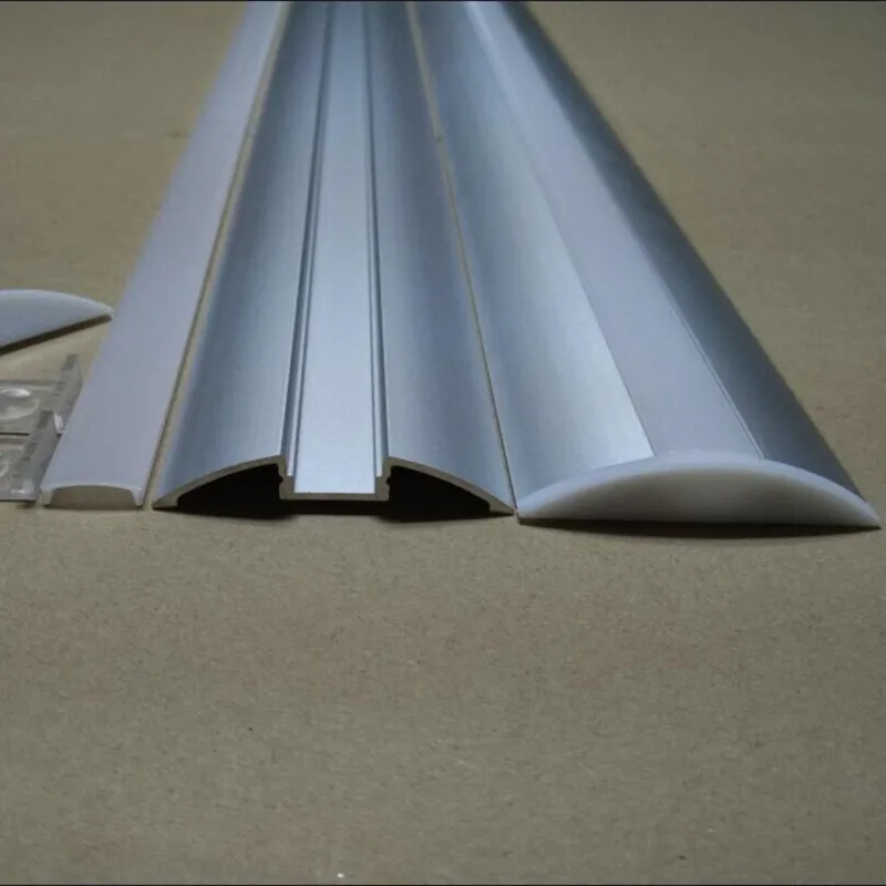 Бесплатная доставка алюминиевые края профили изогнутые двери шкафа профиль 2
