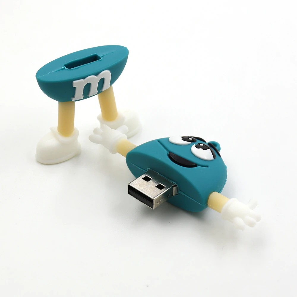 

Usb Flash drive 16gb 8gb pendrive 32gb 64gb 128gb u disk cute rainbow beans flash memory lovely usb Pen drive Hot sal