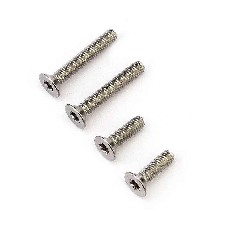Защитный винт M2 M3 M4 M5 M6Torx с плоской головкой метрическая резьба Противоугонный