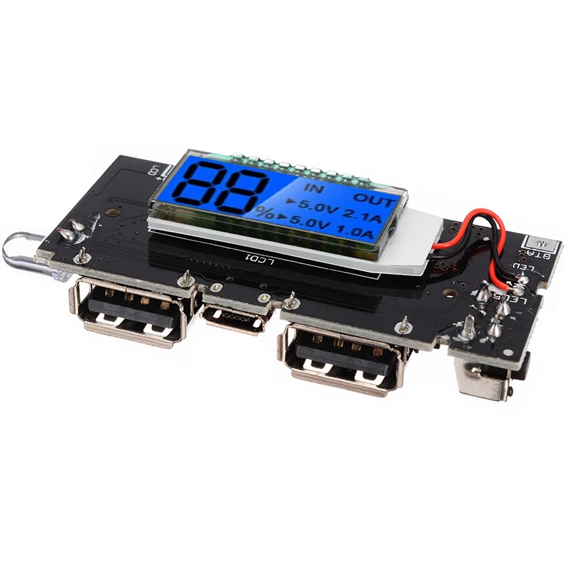 Высокое качество двойной USB 5V 1A 2.1A мобильный Мощность банка 18650 Батарея Зарядное устройство PCBA материнская плата Мощность модуль аксессуары