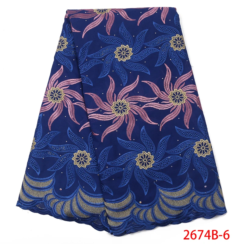 

Swiss Polish Cotton Africa Lace Fabric Embroidered Ladies Latest Style Dry Lace Flower Girl Dresses Wedding in Dubai AMY2674B