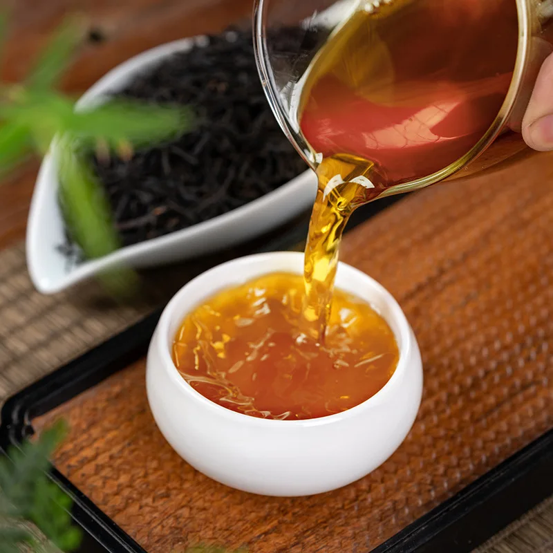Fujian Wuyishan-t&eacute; negro a granel miel fragante tiras Lapsang Souchong-t&eacute; 500g venta al por mayor comida verde para el cuidado de la salud-3