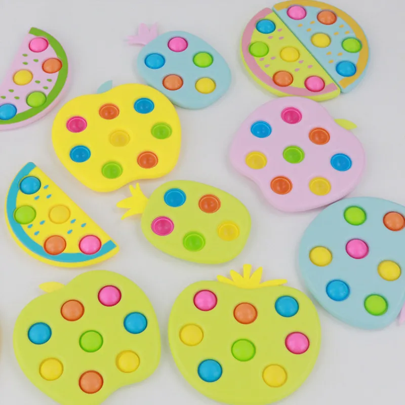 

Фрукты, кавайные игрушки для снятия стресса, сенсорные сжимаемые игрушки, мини-игрушки для снятия стресса, детские игрушки, ручной успокаив...