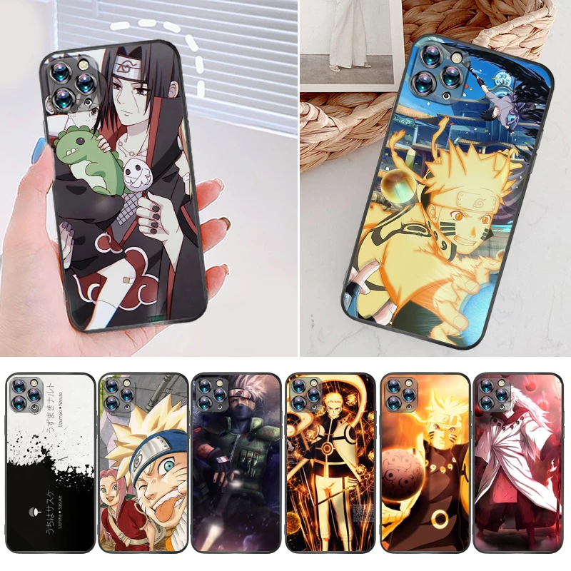 

Japanese Anime Hatake Shippu Cool Color Painting Phone Case For iPhone 12 Pro MAX SE 2020 12Mini Carcasa Back Cover Funda