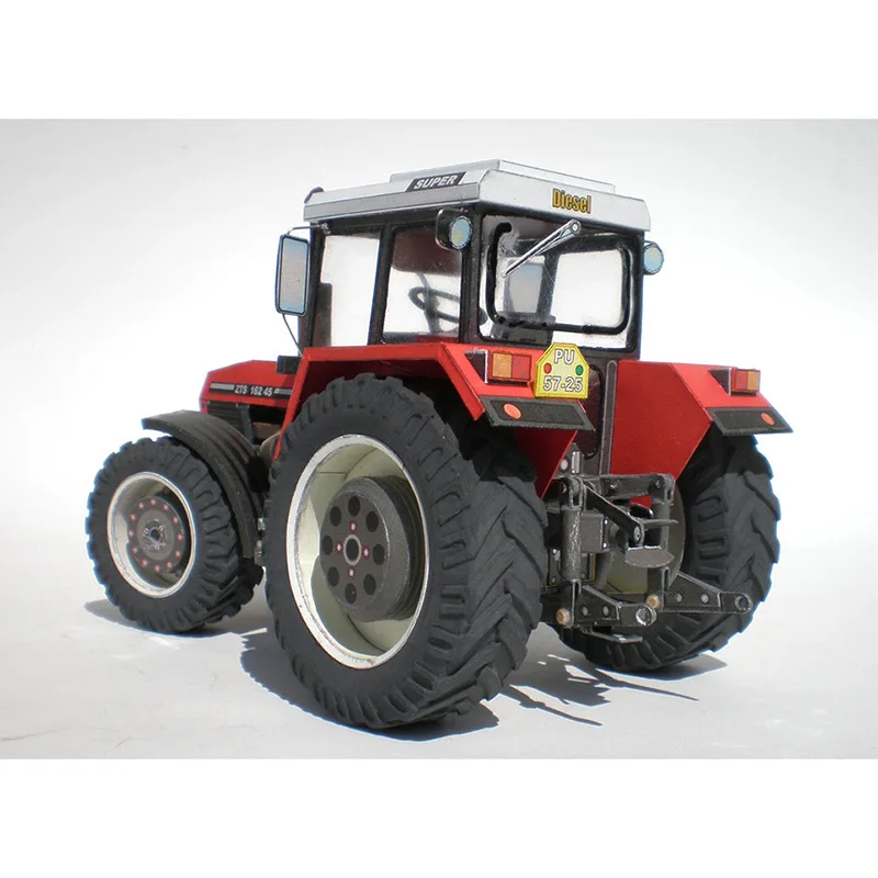 1:32 или 1:22 Чешский Zetor 162 45 трактор 3D бумажная модель игрушки для детей взрослые