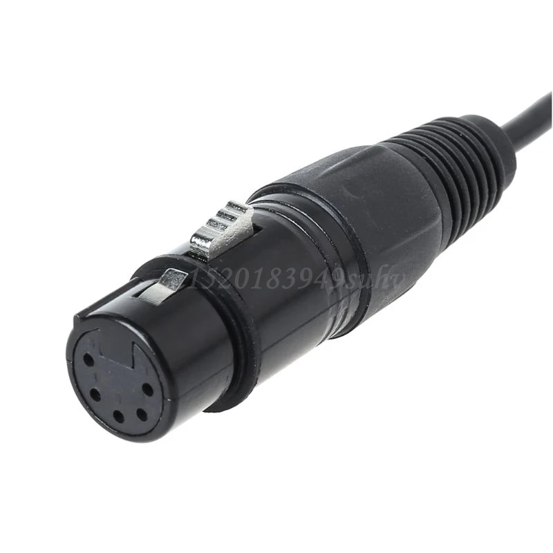 OOTDTY для Airbus XLR GA Dual Plug 5 Pin Кабель-адаптер авиационный кабель наушников комплект |