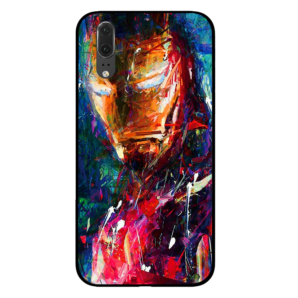11 Ironman и Hulk Marvel Comic черный чехол для телефона huawei P30 P20 mate 10 20 Pro Lite Nova 3 4 3i чехол - Цвет: 11