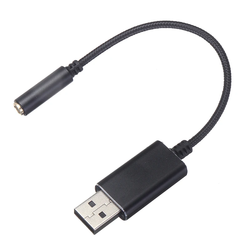 Новое поступление USB до 3 5 мм Aux кабель для подключения наушников аудио адаптер ПК