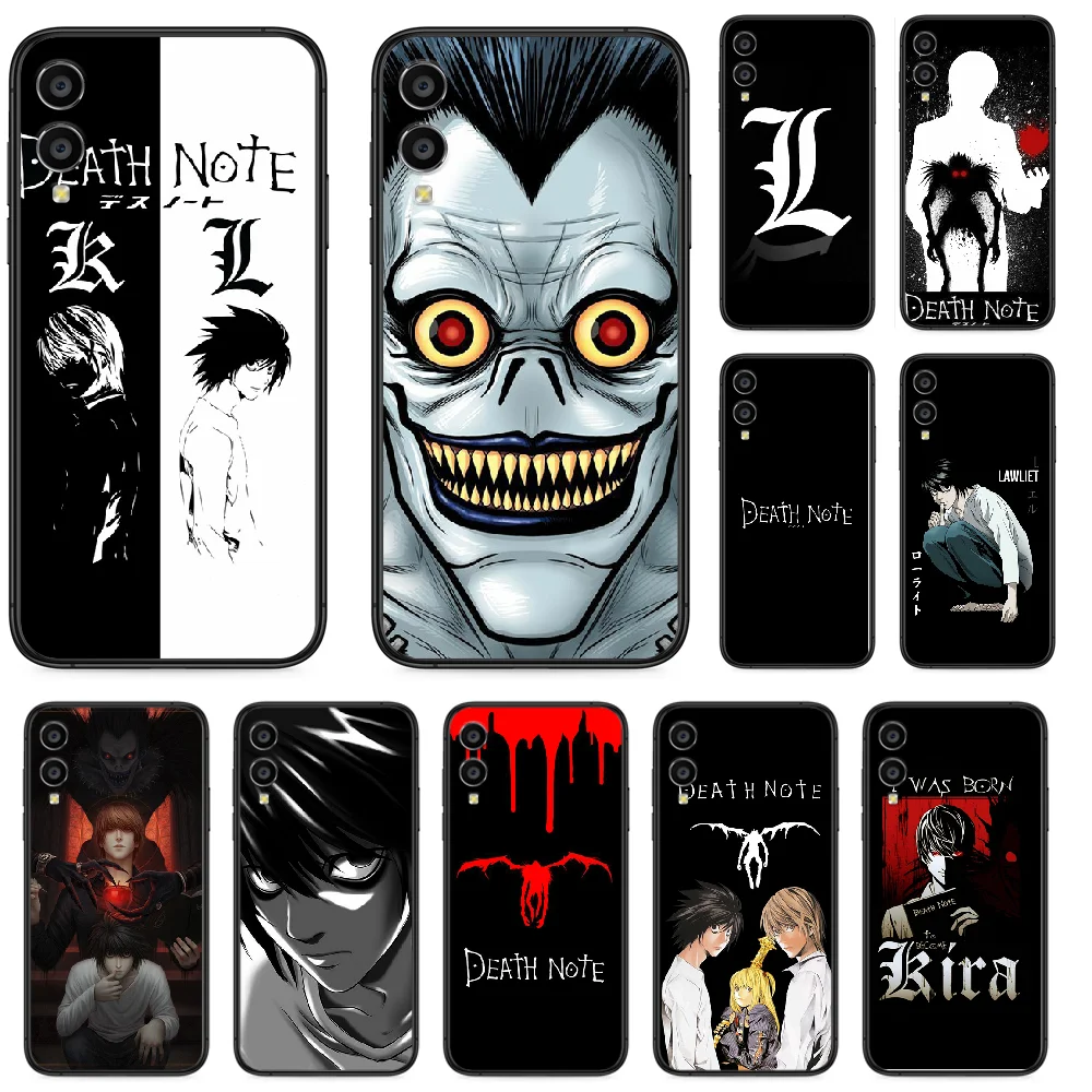 Чехол для телефона с аниме Death Note L Lawliet Huawei Honor 10 10i 20 6A 7A 7C 8 8A 8X 9 9X Play View Lite Pro черный