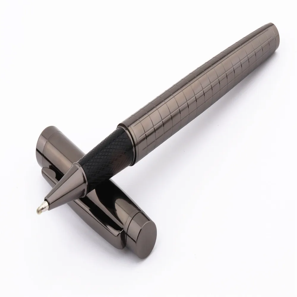 Роскошная Высококачественная шариковая ручка 865 с серыми линиями для бизнеса и