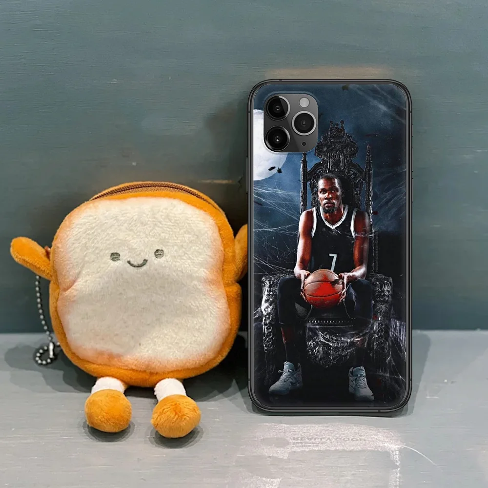 

basketball Kevin Durant Phone Case Cover Hull For iphone 5 5s se 2020 6 6s 7 8 11 12 mini plus X XS XR PRO MAX black Cover 3D