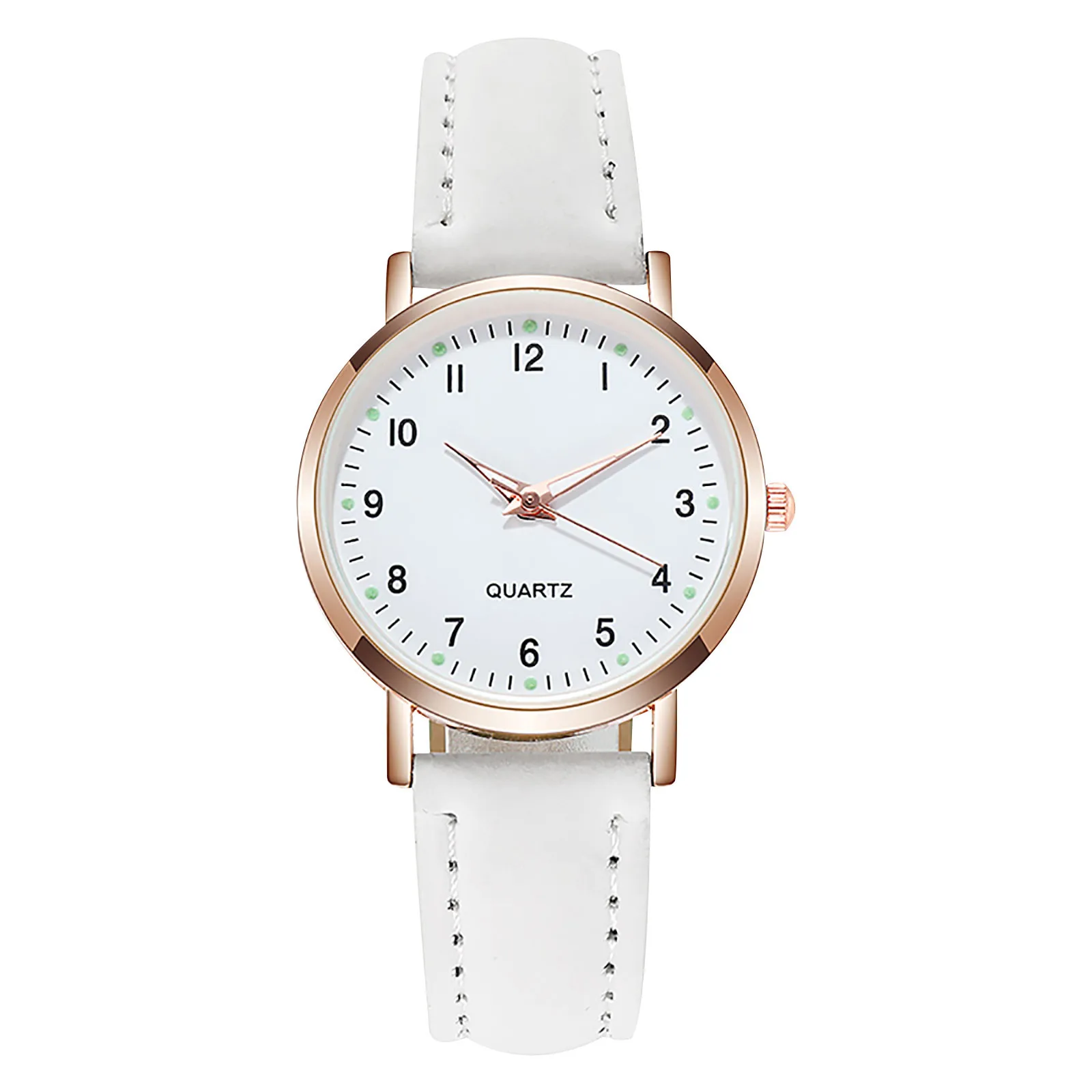

Fashion Ladies Diamond-Studded Watches Luminous Retro Female Watch Belt Quartz Watch Casual Simple Wrist Watches Montres Femmes
