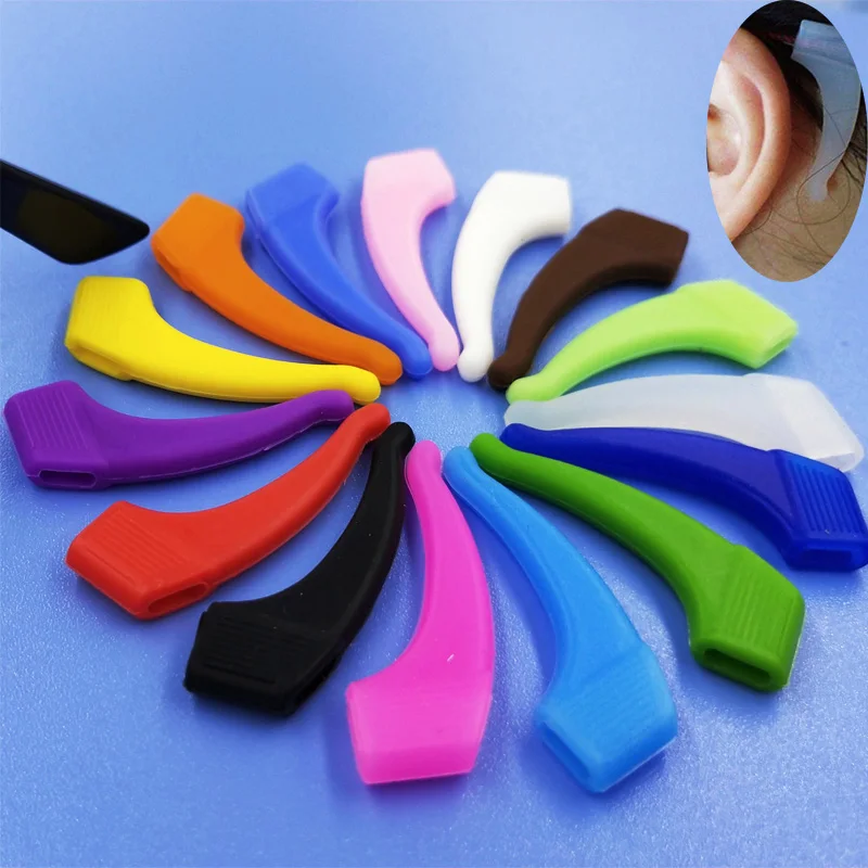 5 цветов Силиконовые противоскользящие ушные крючки эргономичные дизайнерские
