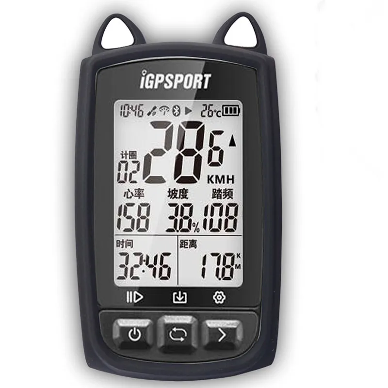 Универсальный гелевый кожаный чехол для велосипеда и Защитная крышка экрана I GPS