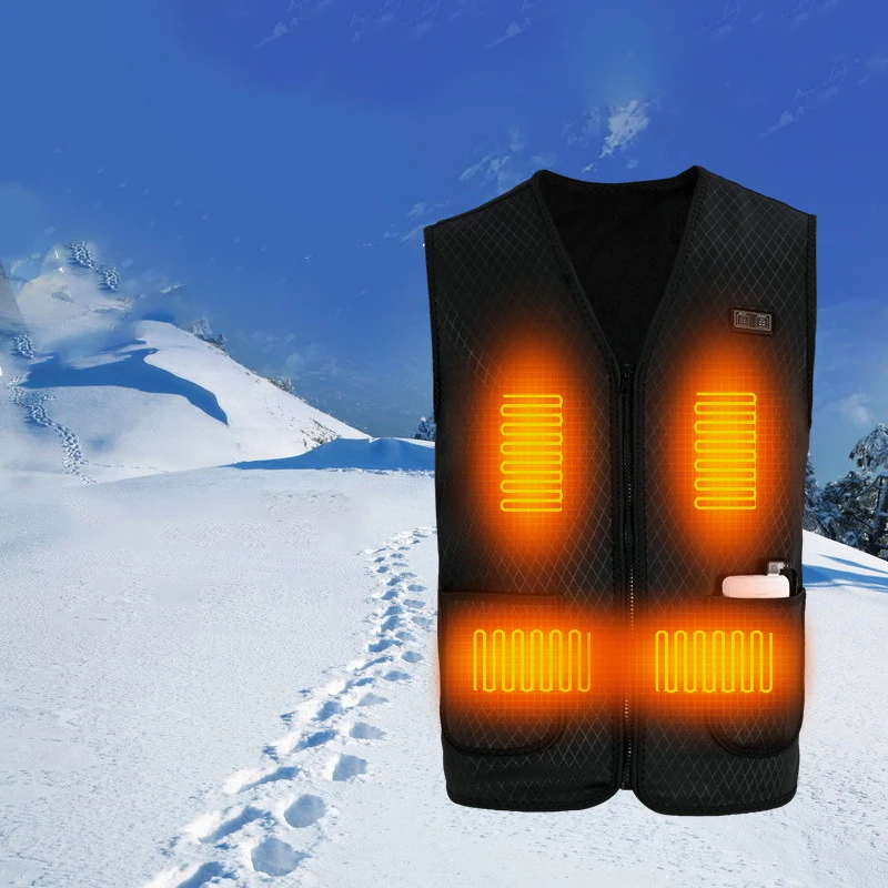 

Heating Vest USB Charging Three-Speed Thermostat Outdoor Winter Vest Washable Moisture Absorption Breathable Fast Heating Vests