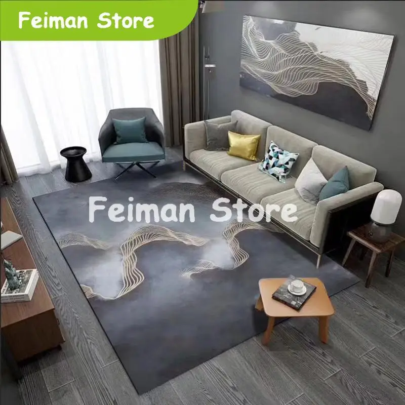 Ковер в европейском стиле для гостиной роскошные коврики и ковры спальни