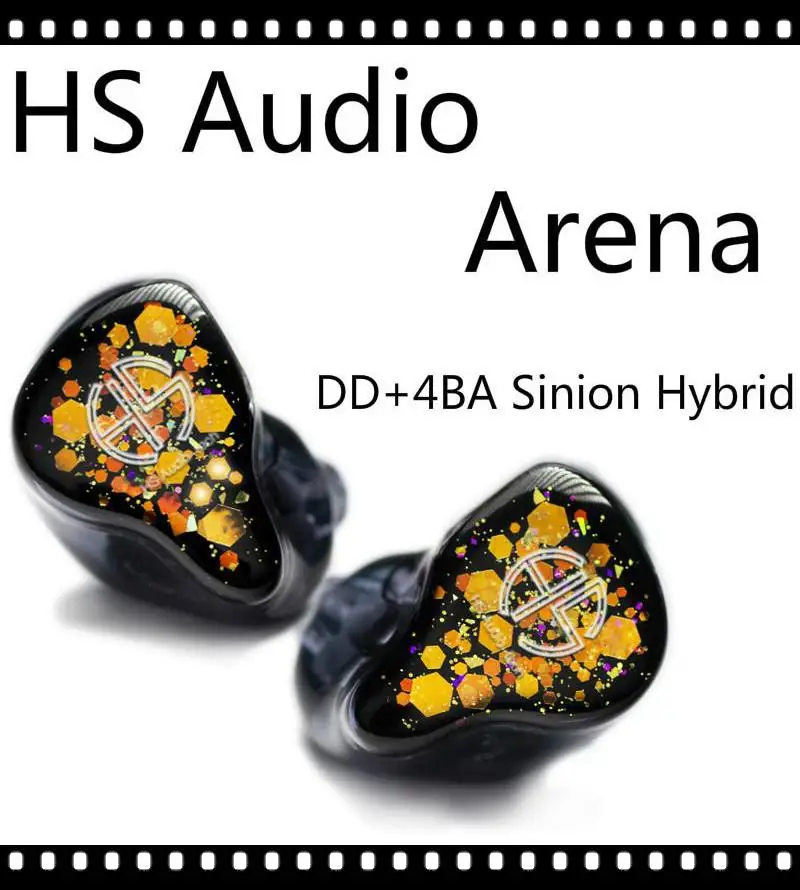 HSAudio Арена DD + 4BA гибридные Sinion Hifi музыкальный монитор аудиофил 2Pin 0,78 мм наушники производитель 2 NORN A7 ZS10 PRO NX7