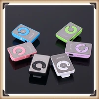 fasion mp3 straight clip sports mp3 with no screen 4gb c key mirror memory play micro sd card external storage