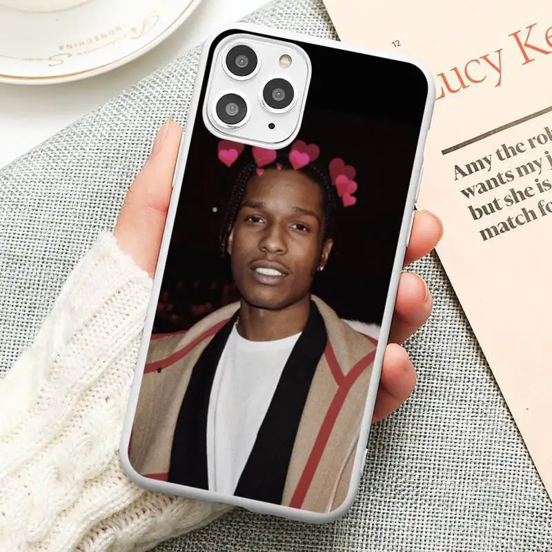 

cool ASAP star rapper Phone Cases Candy Color for iPhone 11 12 mini pro XS MAX 8 7 6 6S Plus X 5S SE 2020 XR