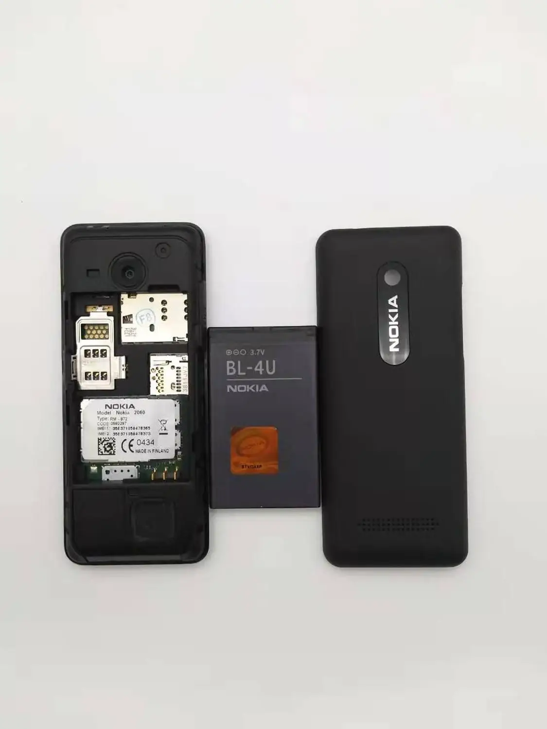 Nokia 2060 Восстановленный-оригинальный 206 2G GSM 1.3MP 1100mAh Восстановленный | Мобильные