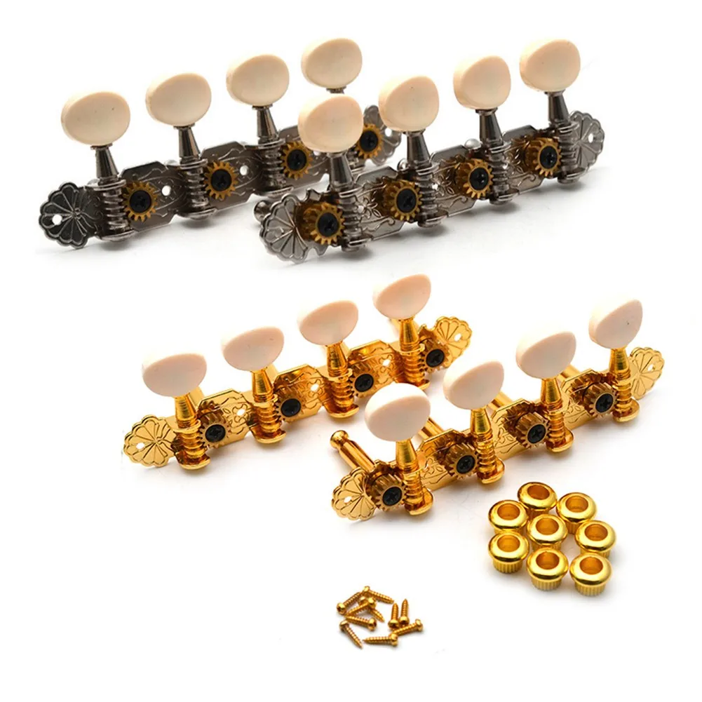 

4L4R Mandolin Tuning Pegs Machine Heads String Tuning Peg On Two Baseplates For 8 String Mandolins 4-Left 4-Right Tool Part
