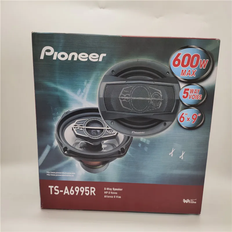 

Free Shipping 1 Set Pioneer TS-A6995R 600 Watt MAX 100W NOM 6" x 9" 3-Way Coaxial 5-WAY 5VOIES Car Audio Speaker IN STOCK