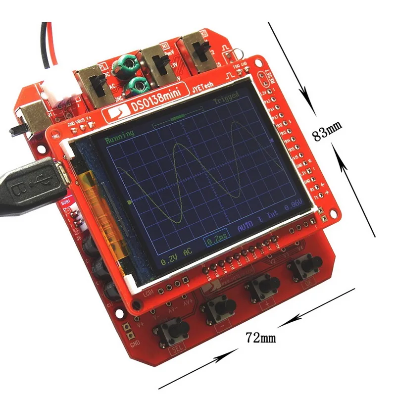 Function Signal Generator DIY Kit Sine/Triangle/Square Output 1Hz-1MHz Adjustable Frequency Amplitude XR2206 | Инструменты