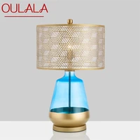 oulala contemporary table lamps decorative creative design e27 desk light home led for foyer living room office bedroom