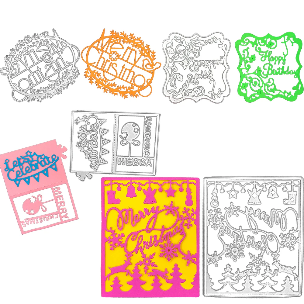 Рождественский элемент фоновая форма для ножа металлическая Форма резки набор