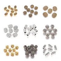 10pcs tibetan style alloy beads antique silver gold color vintage spacer beads for necklace brecelet diy jewelry findings making