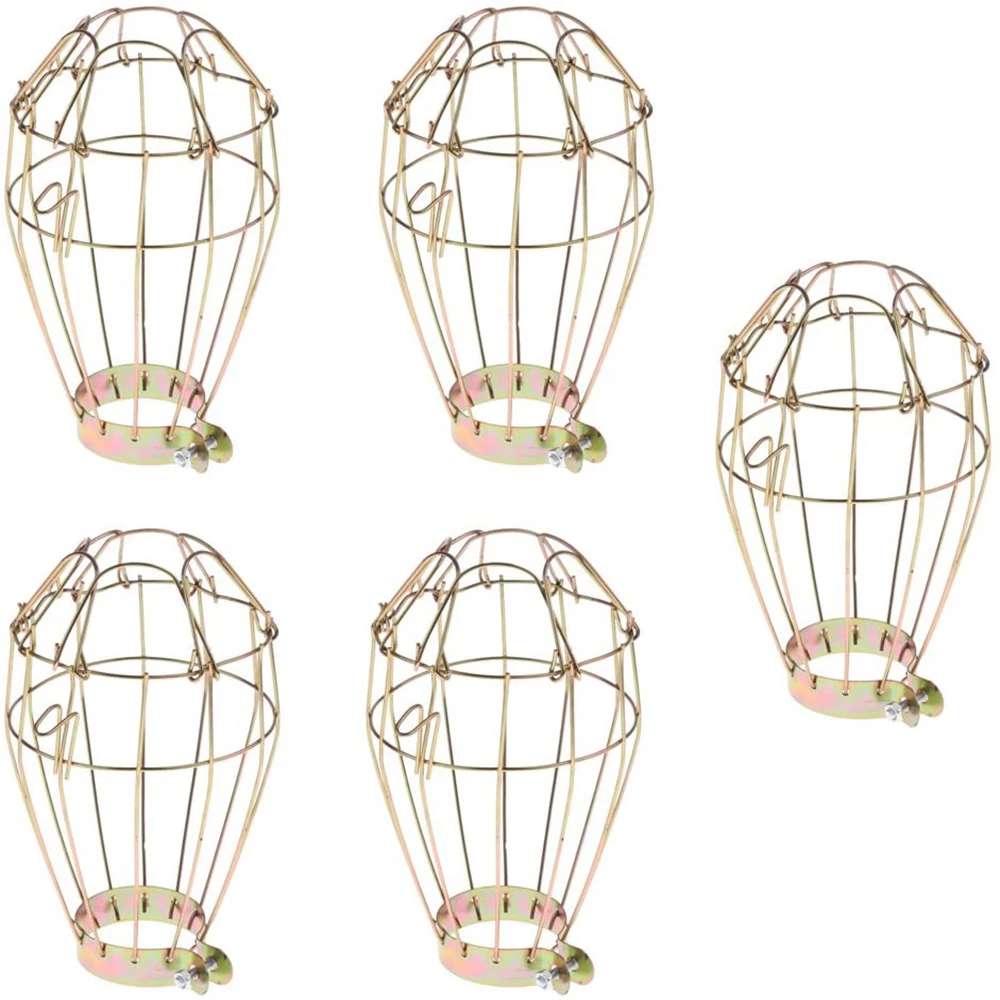 

5Pcs Reptile Lizard Amphibians Heat Lamp Light Bulb Mesh Cage Protector Cover Anti-Scalding Net Lamp Cover