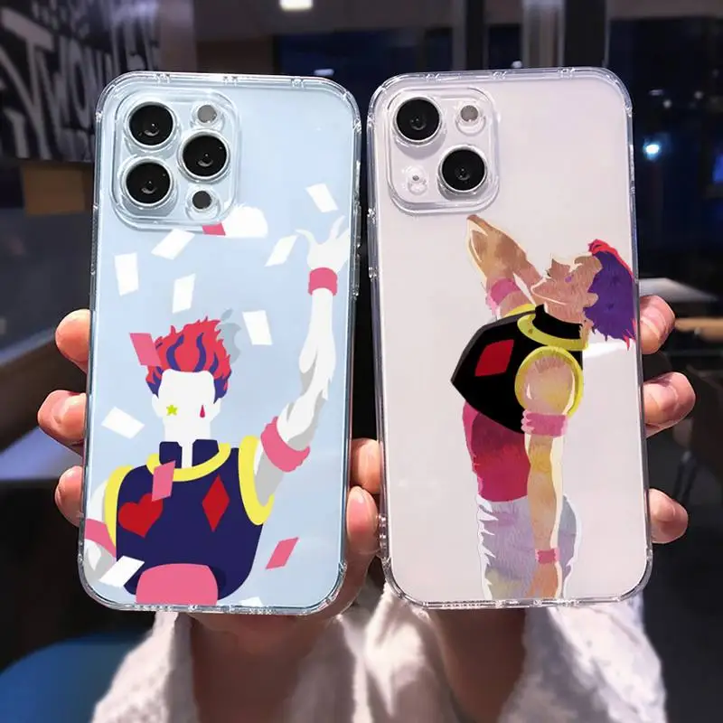 

Hisoka Anime Hunter X hunter Phone Case For iphone 13 12 11 8 7 plus mini x xs xr pro max Transparent soft