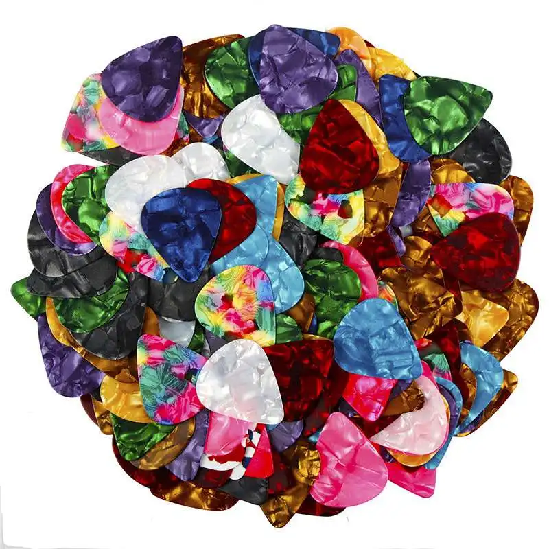 

New Acoustic Picks Guitar 10 Pcs Pick Accessories Electric Smooth Guitar Picks Plectrum Celluloid