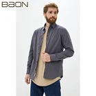 Рубашка мужская в тёмную клетку Baon B660518
