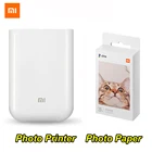 New Xiaomi Mijia AR принтер 300dpi Портативный фото Карманный мини с DIY Share 500mAh изображение принтера карман Работа с Mijia APP