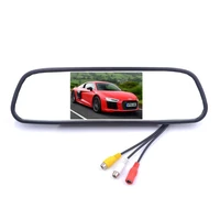 car high definition rear view mirror display with 2 way video input reversing car screen automatic backup camera image
