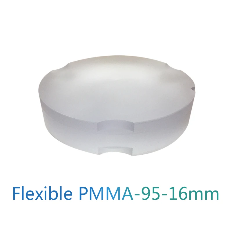 

95*16mm Flexible PMMA Block Acetal Resin for Crowns Dental Technician Using for CAD/CAM AG Milling System A0/A1/A2/A3/B1/Clear