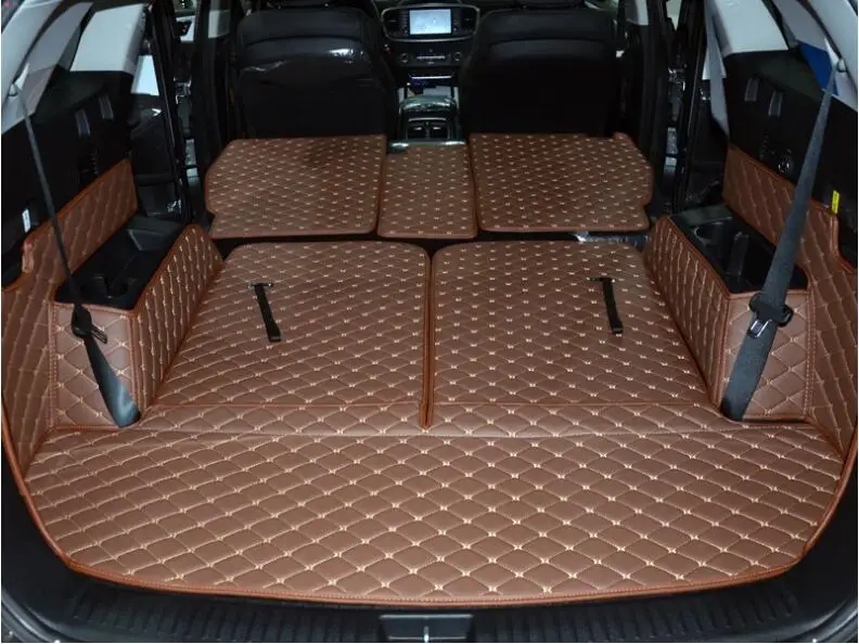 Роскошный 3D коврик для багажника груза защитный сидений KIA Sorento 5/7 2015 2016 2017 2018 2019