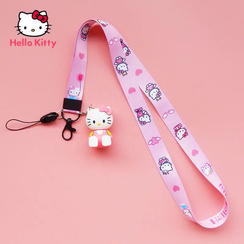 

Hello Kitty Cute Mobile Phone Pendant Rope Hanging Neck Mobile Phone Stand Doll Mobile Phone Jewelry Lanyard Wrist Rope
