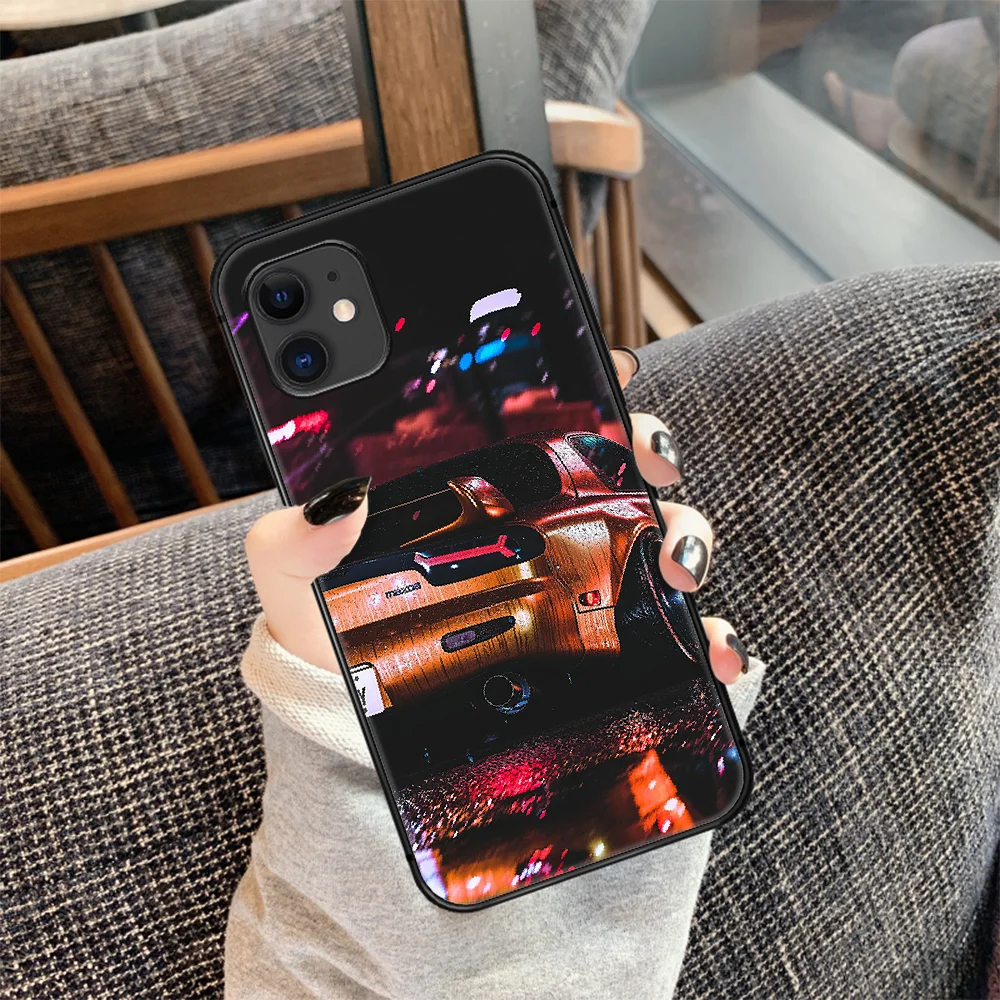 

Mazds car luxury Phone Case Cover Hull For iphone 5 5s se 2020 6 6s 7 8 12 mini plus X XS XR 11 PRO MAX black Funda Trend Cover