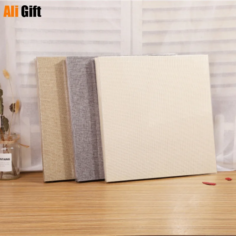 

Linen Cover 18 Inch DIY Photo Album Lovers Birthday Gift Wedding Photos Baby Scrapbook Paper Crafts Albums Foto Sticky Type
