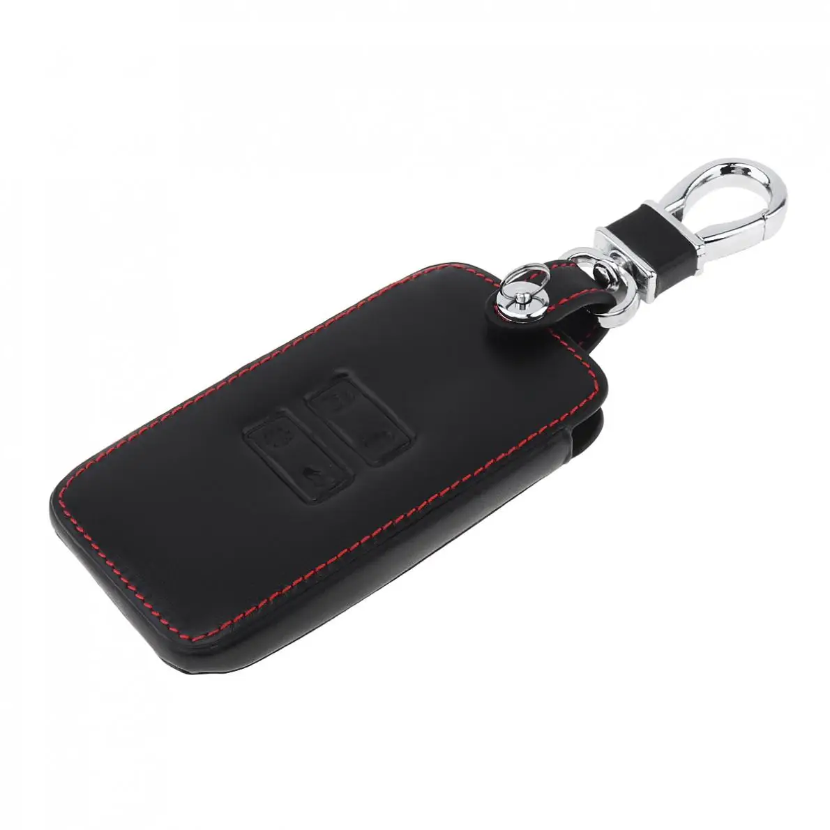 4 кнопки кожаный чехол для автомобильного ключа защитный держатель с подвесной