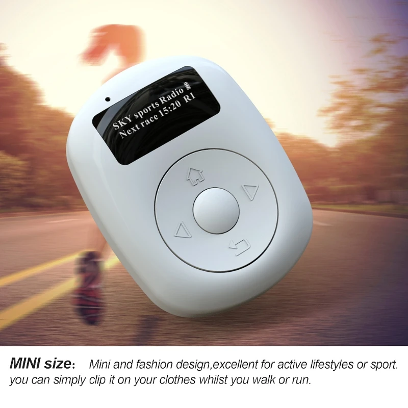 Portable OLED Display Clip-on Outdoor Sports Bluetooth Hands Free DAB Radio N7MC | Электроника