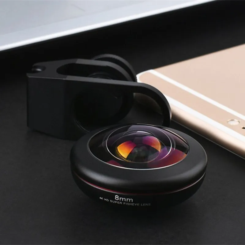 

Universal Super Fish Eye Lens No Distortion 238 Degree 0.25X Full Frame Fisheye Smart Phone Lenses for iPhone Android Smartphone