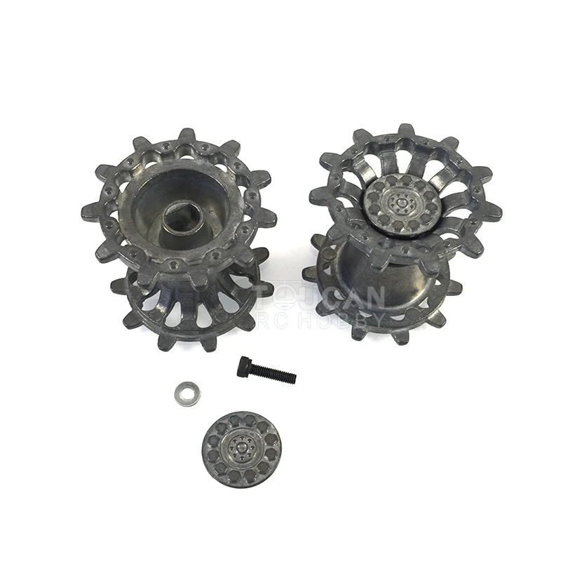 Mato 1/16 Scale Henglong Challenger II RC Tank Metal Sprockets MT203S TH00910 enlarge