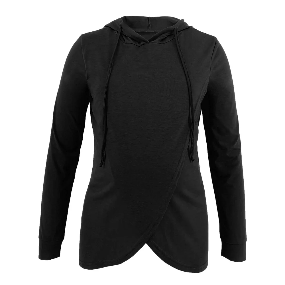 

2020 Autumn and Winter New Women's Hot-selling Maternity Hoodies Long-Sleeved Pullover Sports Sweater